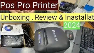 POS Pro Printer Unboxing,Redview & Installation || How to Install Printer Driver/ pos pro printer
