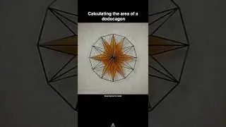 Calculating the area of a dodecagon | LEARN MATHS EASIER | MENSURATION |
