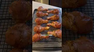 Oven BAKED chicken drumsticks 🍗 #food #chicken #shorts
