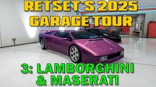 Retset's 2025 Garage Tour Ep.3 - Lamborghini & Maserati (Pegassi & Lampadati In GTA Online)
