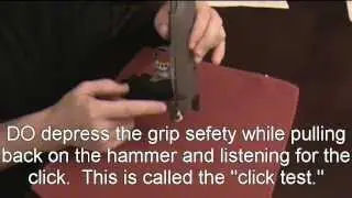 1911 Style Pistol Safety Function Check.avi