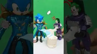 💩 Joker Cleans the Toilet... But Sonic Destroys Everything! 😱🚽 #sonic #joker #funny