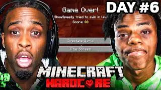 MINECRAFT HARDCORE ALL BOSSES DAY 6🍄🔨🧟‍♂️ft. KaiCenat