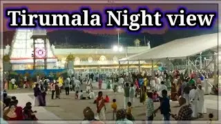 Tirumala night view | A Beautiful Night View Of Thirumala Hills In Night