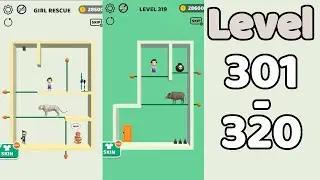 Pin Rescue walkthrough Level 301 - 320 | Mronger