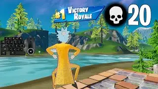 High Elimination Solo Squad Win Season 7 Gameplay Full Game (Fortnite PC Keyboard)