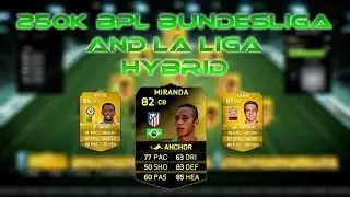 Fifa Ultimate Team 250k - BPL Bundesliga and La Liga Hybrid - 4-2-3-1 Squad Builder