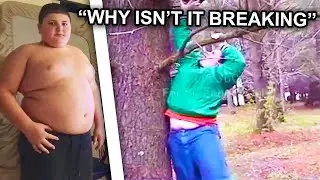 MINECRAFT KID TRIES TO PUNCH REAL TREE...