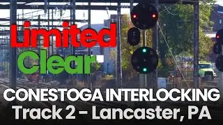 Limited Clear Signal on Track 2 @ CONESTOGA Interlocking | NORAC Signal Rule 281c | Amtrak PCL