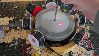 Papa bales pulse motor mayhem running 3 coils parallel with a Reed switch  can run at .18v .1 amps.