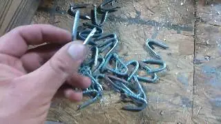 Proper way to Drive Wire Fence Staples