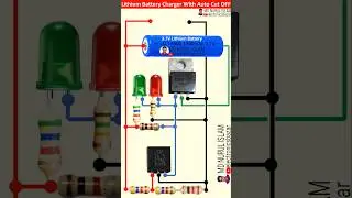 3.7V Lithium Battery Charger With Full Charge Auto Cut Off || How to Make Lithium Battery Charger