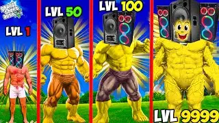 Franklin Became Ultimate UPGRADED TITAN SPEAKERMAN FAMILY To Kill TRAFFIC LIGHT MAN FAMILY IN GTAV