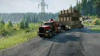 Gerlinger G800T | Transporting the metal | SnowRunner