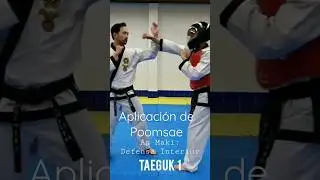 Aplicaci&oacute;n de An Maki de Taeguk 1 #taekwondo #defensapersonal #moodukkwan #tkd