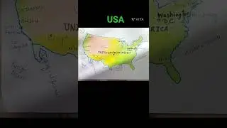 United States of America|World| map| political #shorts #map #education #viral #trending