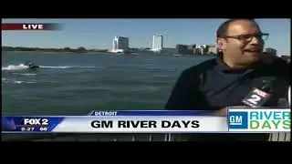 USA Freestyle Jet Ski with Fox 2 at GM Detroit River Days with Typhoon Tommy
