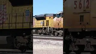 UP 8783 WB COAL TRAIN MP 740 NEEDLES SUB 10-6-2023 #railfaning #railway #railfanningbarstow