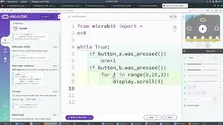microPython Tabla multiplicar bucle FOR Python micro:bit NOVACORPS CyR 3ESO IES Monterroso