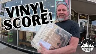 BIG Vinyl Crate Digging Adventure at Denver Antique Store!