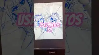 Usa OBJETOS 3D al DIBUJAR DIGITAL #dibujo #tutoraldibujo #drawing #dibujodigital #clipstudiopaint