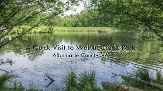 A Quick Visit to Walnut Creek Park - Albemarle County, VA