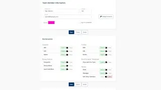 Team Member Permissions