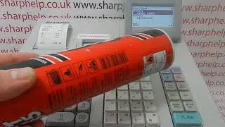How To Use A Barcode Scanner With The Sharp XE-A307 / XE-A407 / XE-A507 Cash Registers