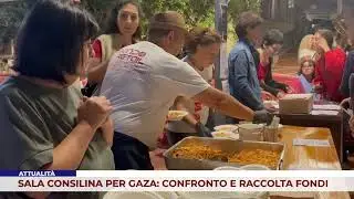CURRENT EVENTS. GAZA COUNCIL HALL: DISCUSSION AND FUNDRAISING