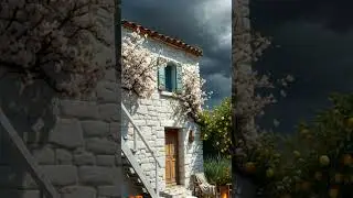 Cozy Mediterranean Escape: Almond Blossoms, Terracotta Roof & Winter Vibes ⛈️🔥