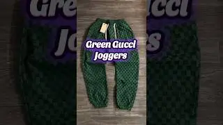 Green Gucci Joggers Back in Stock ⚡️ AAA+ Quality Join my Free Telegram @ TheShop429Chat