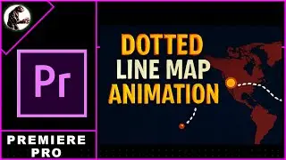 How to Add DOTTED Line MAP ANIMATION In Premiere Pro