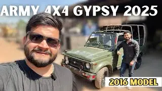 2025 Army Gypsy 4x4 in Great condition Available with Valid RC upto 2040 🔥🔥