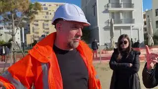 📍 Durrës – Në shëtitoren bregdetare, ku paralelisht me zgjerimin e brezit të ri ranor,