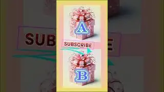 choose your gift box A or B #shorts #gift #viralvideo