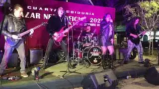 Rock and roll neza con VIIUDA NEGRA en el corredor cultural 
