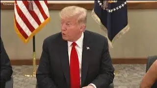 President Trump holds round table discussion at Luke Air Force Base