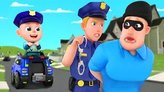 Policeman Keeps Everyone Safe | Safety Tips | Rosoo Kindergarten Nursery Rhymes & Kids Songs