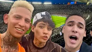 Juego en un estadio profesional con famosos 🤯 // Andy