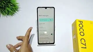 How to Change Network name and password in Mobile Hotspot on poco c71  | poco c71 hotspot password