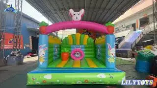 Bunny Land Inflatable Bounce House | Cute Fun for Kids
