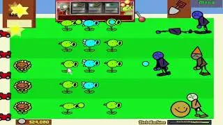 Slot Machine Minigame - PvZ Paint Pak - Plants vs Zombies Gameplay