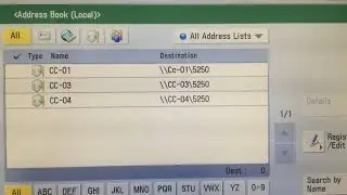How to add address book in printer