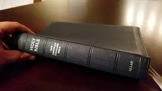 R.L. Allan NASB Reader Silver Line Edition in Navy Blue Goatskin - Review