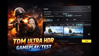 BGMI TDM Ultra HDR Gameplay Test 🔥 | iPhone 15 Plus Extreme Graphics & FPS
