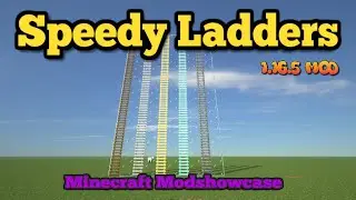 Minecraft 1.16.5 - Speedy Ladders mod