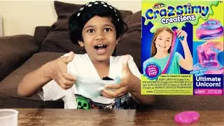 Cra.z.Slimy Creations | how to make slime | Unboxing | TisyaBox