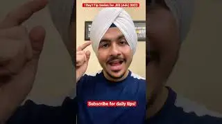 This will RUIN your JEE (Advanced) 2022! Eknoor, IIT B 😱 #1Day1Tip #jee #shorts #motivation #iit