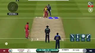 playing real cricket 19 tm and we lose