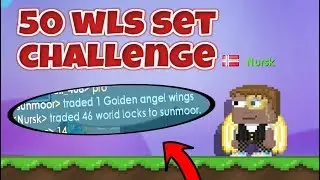 Growtopia 50 wls SET CHALLENGE! OMG!